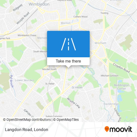 Langdon Road map