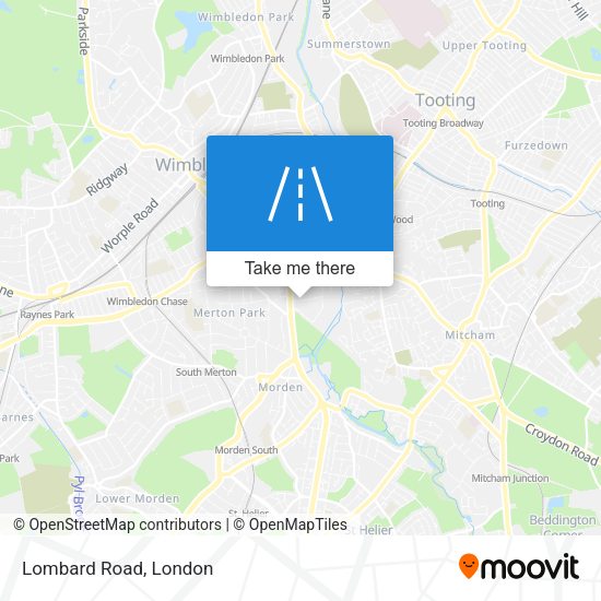 Lombard Road map