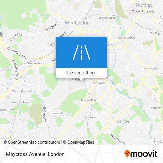 Maycross Avenue map
