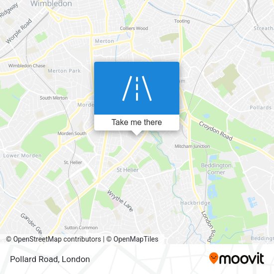 Pollard Road map