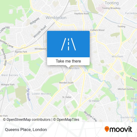 Queens Place map