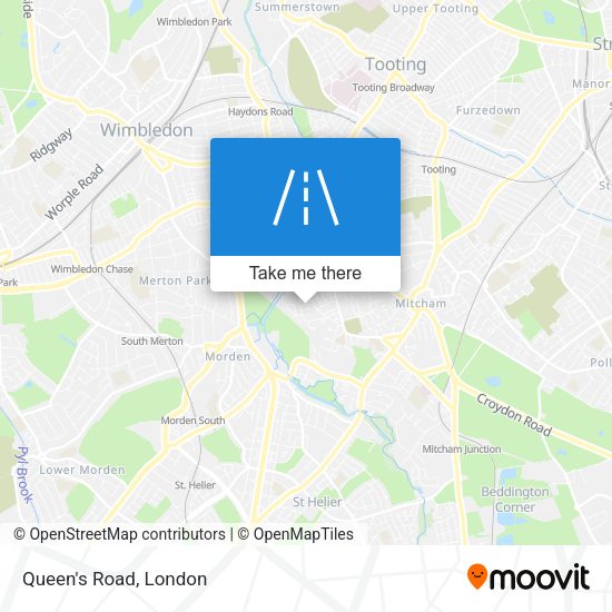 Queen's Road map