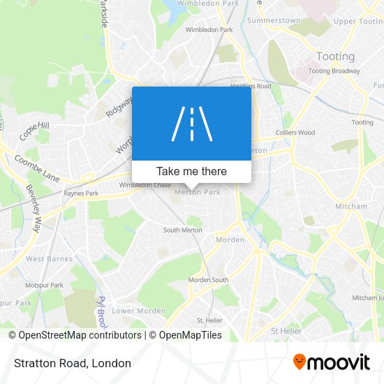 Stratton Road map