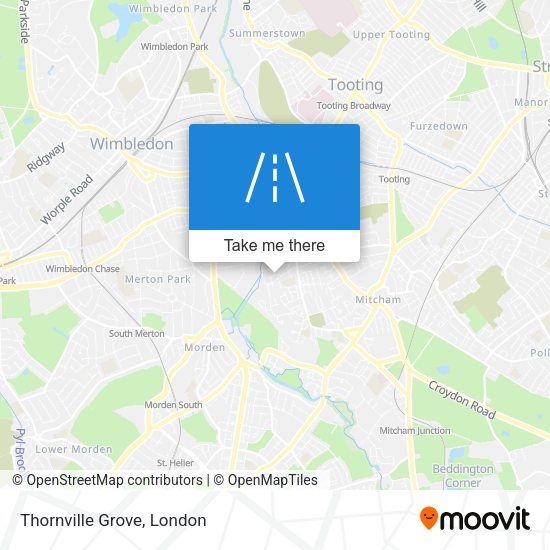 Thornville Grove map