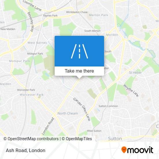 Ash Road map