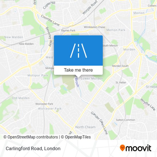 Carlingford Road map