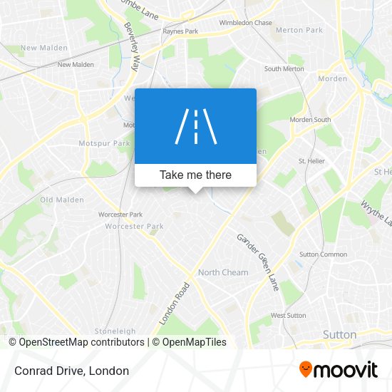 Conrad Drive map