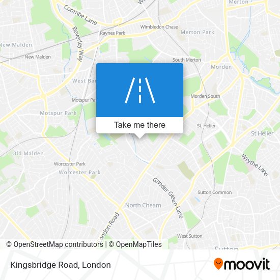 Kingsbridge Road map