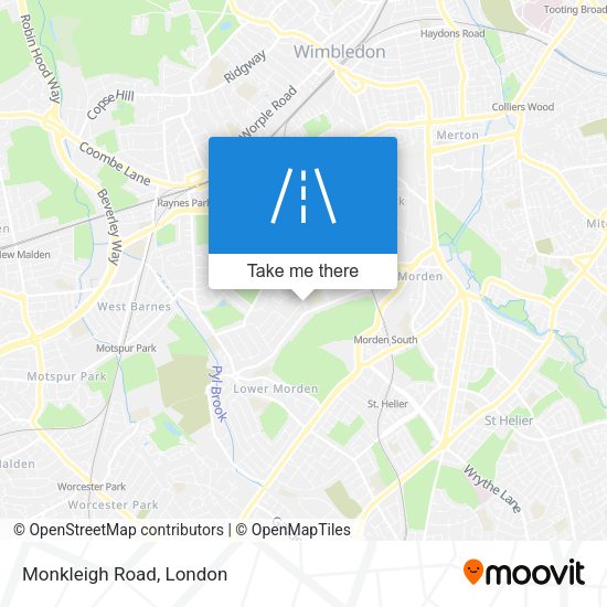 Monkleigh Road map
