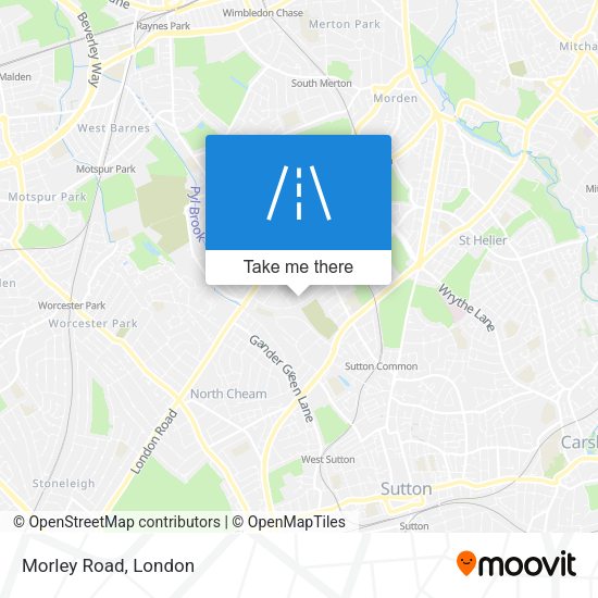Morley Road map