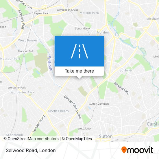 Selwood Road map