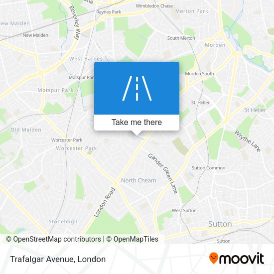 Trafalgar Avenue map