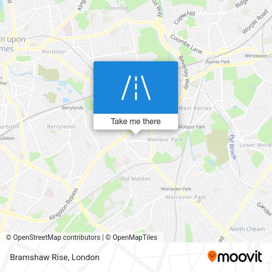 Bramshaw Rise map