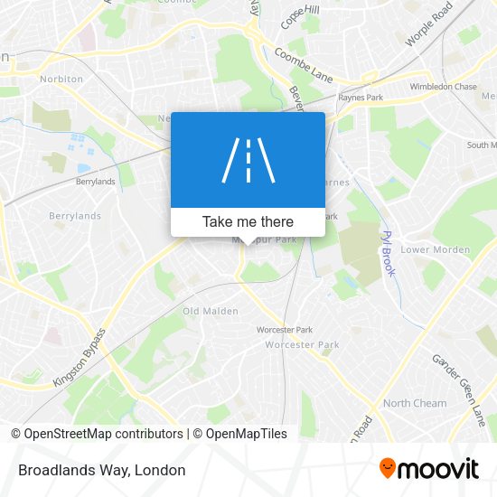 Broadlands Way map