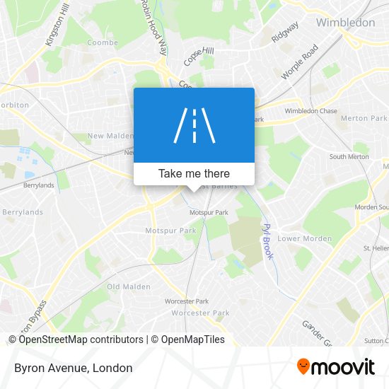 Byron Avenue map