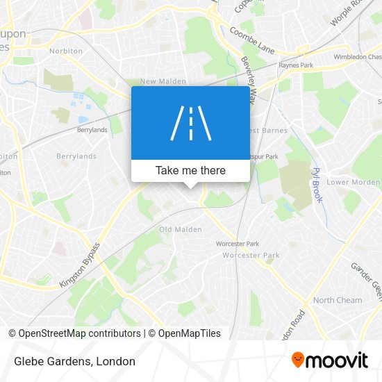 Glebe Gardens map