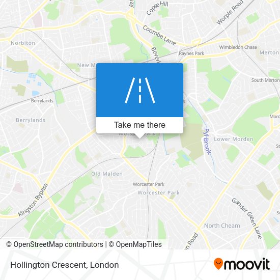 Hollington Crescent map