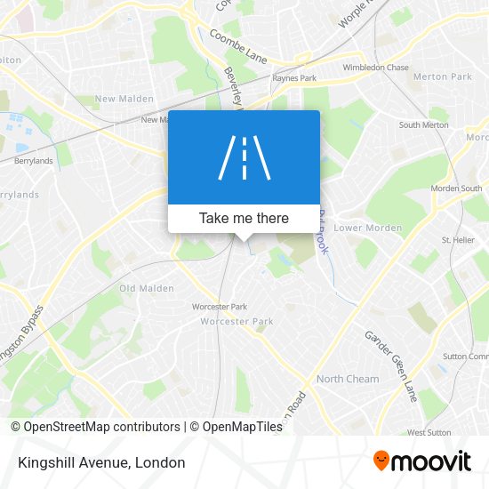Kingshill Avenue map
