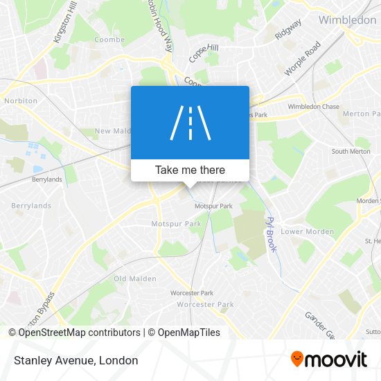 Stanley Avenue map