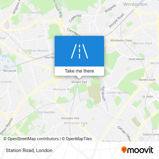 Station Road map