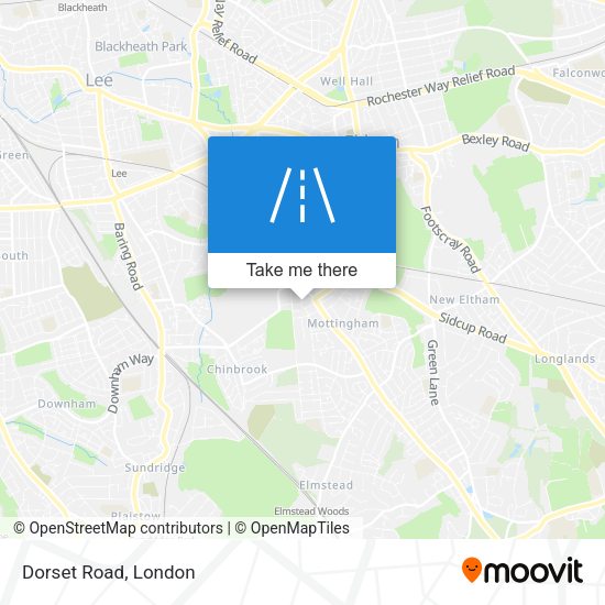 Dorset Road map
