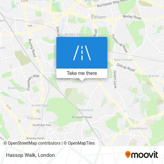 Hassop Walk map