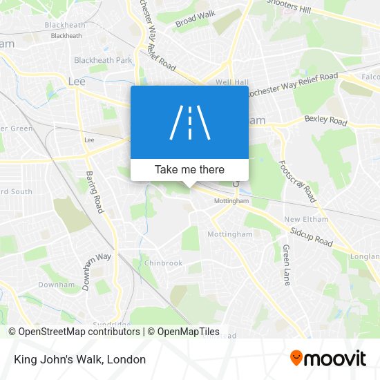 King John's Walk map