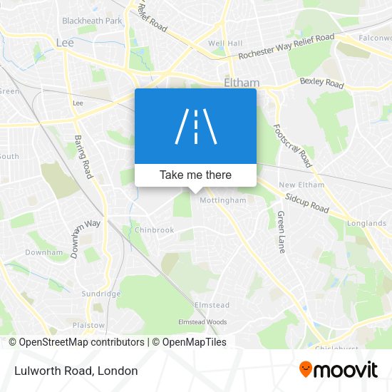 Lulworth Road map