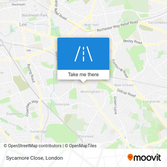 Sycamore Close map