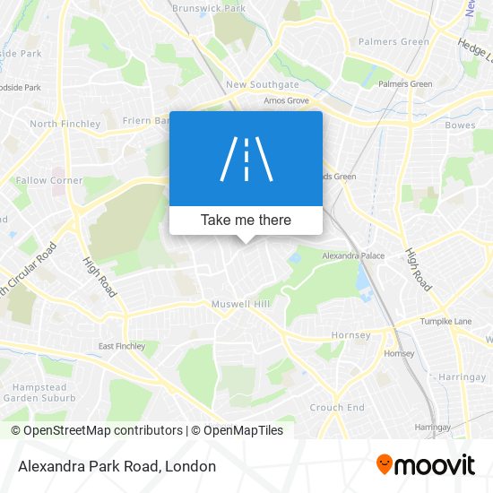 Alexandra Park Road map