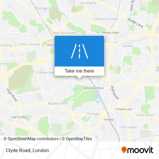 Clyde Road map