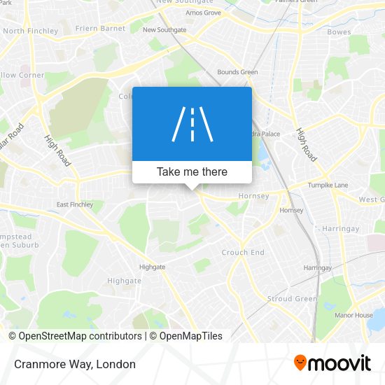 Cranmore Way map