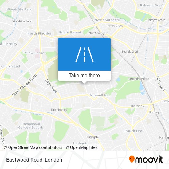 Eastwood Road map