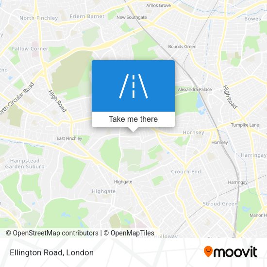 Ellington Road map