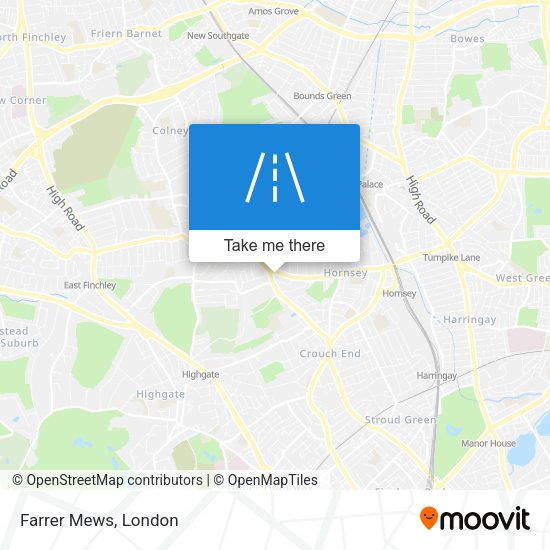 Farrer Mews map