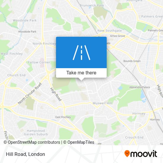 Hill Road map