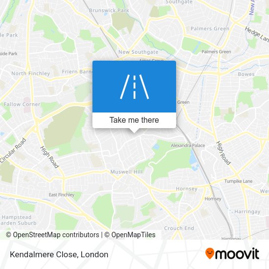 Kendalmere Close map
