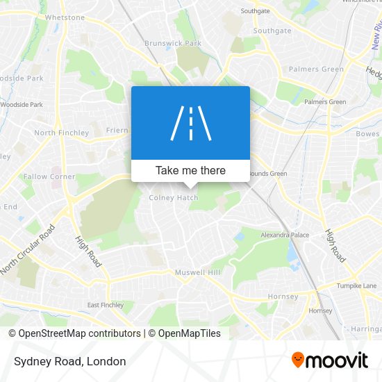 Sydney Road map
