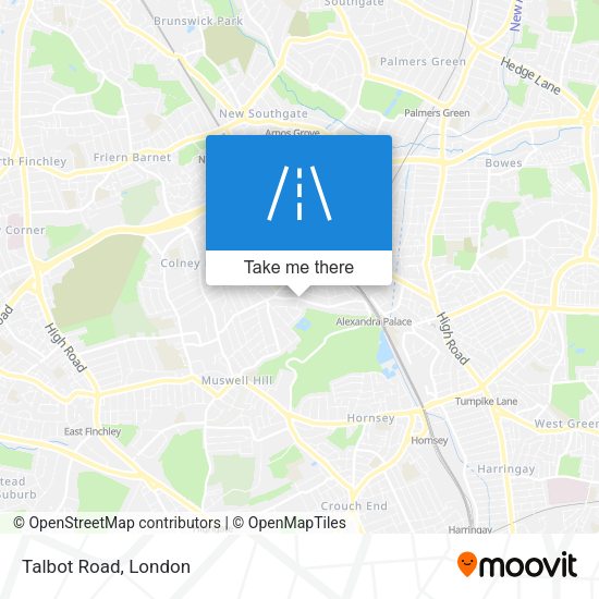 Talbot Road map