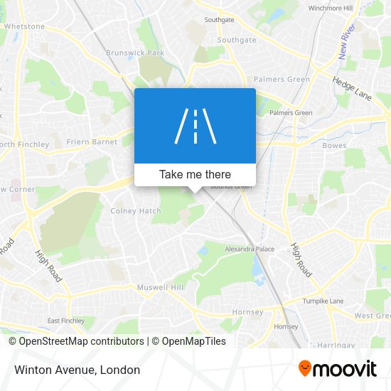 Winton Avenue map