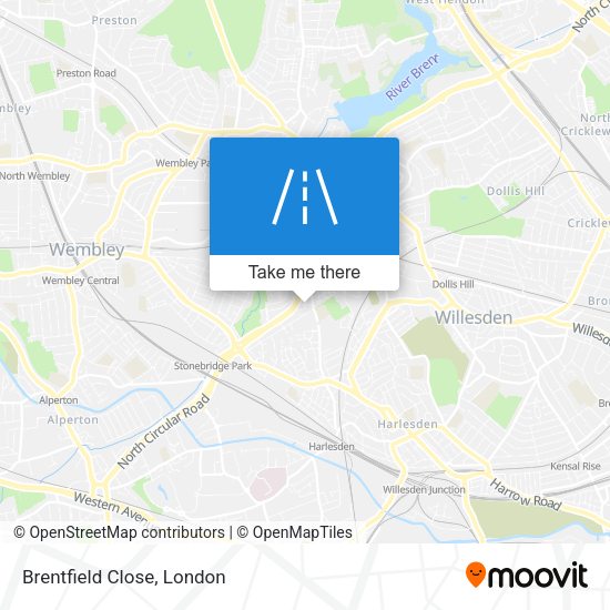 Brentfield Close map