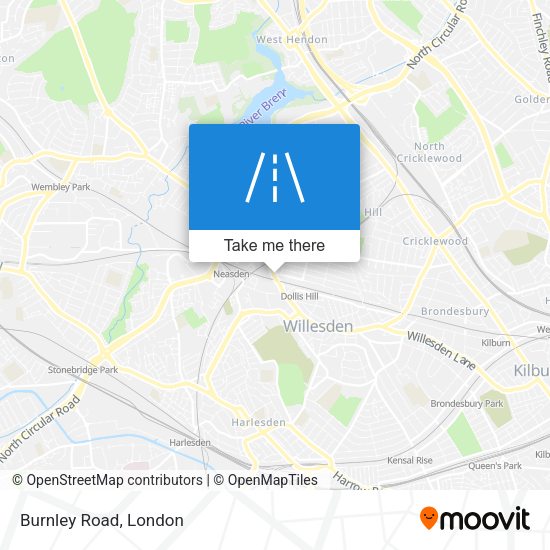 Burnley Road map