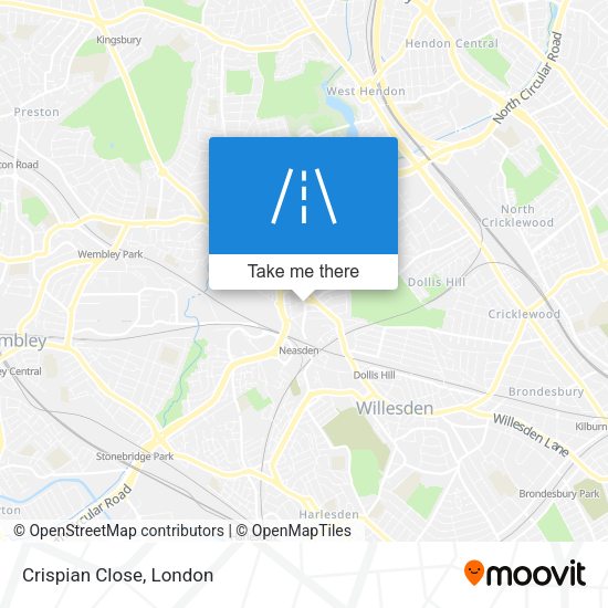 Crispian Close map