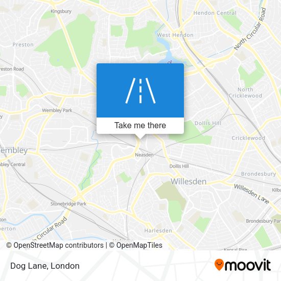 Dog Lane map
