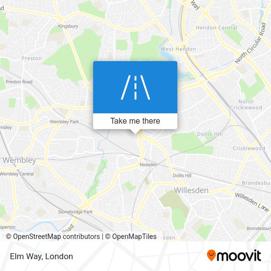 Elm Way map