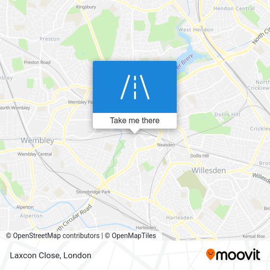 Laxcon Close map