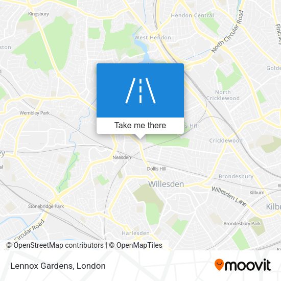 Lennox Gardens map