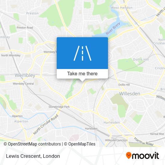 Lewis Crescent map