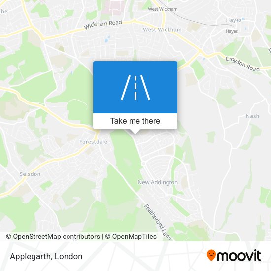 Applegarth map