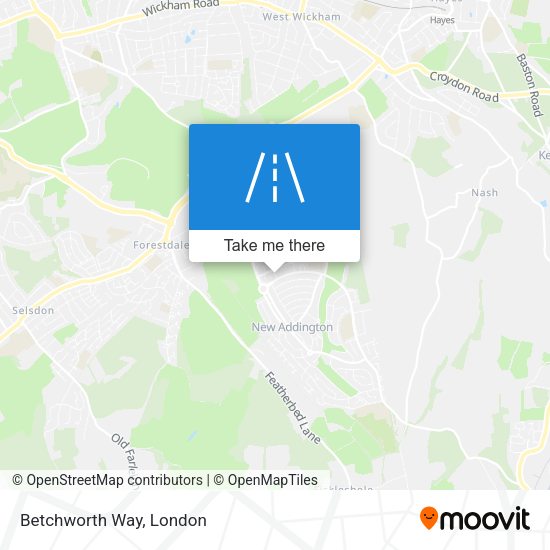 Betchworth Way map
